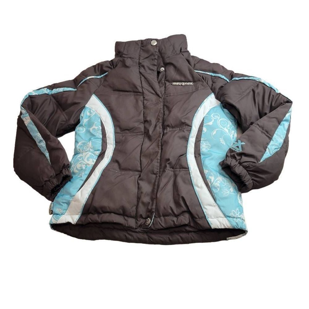 Zeroxposur feather coat M 10/12